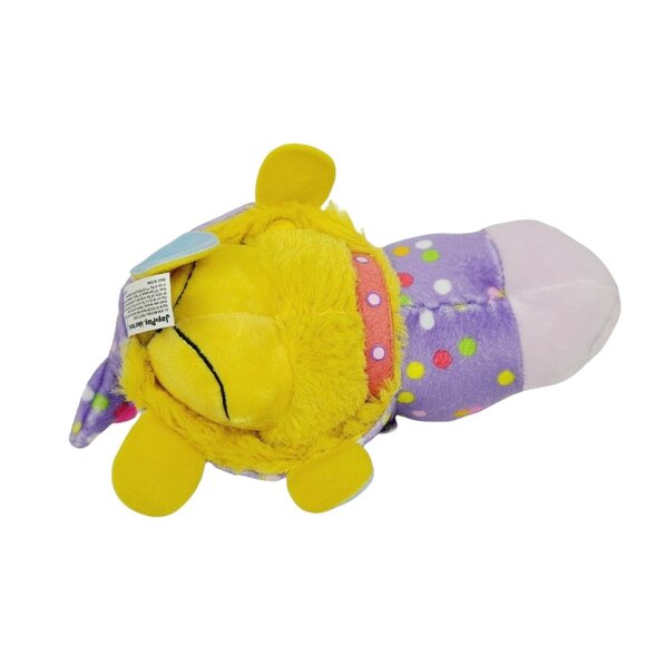 Flip a Zoo Purple Polka Dot Dragon Yellow Labrador Dog Plush Stuffed Animal - Picture 5 of 10